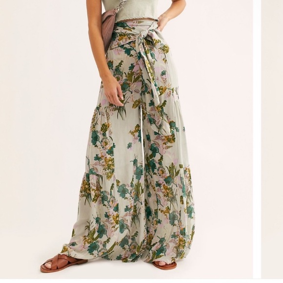 Free People Pants - Free people small petite aloha wide leg pants 25 inch inseam